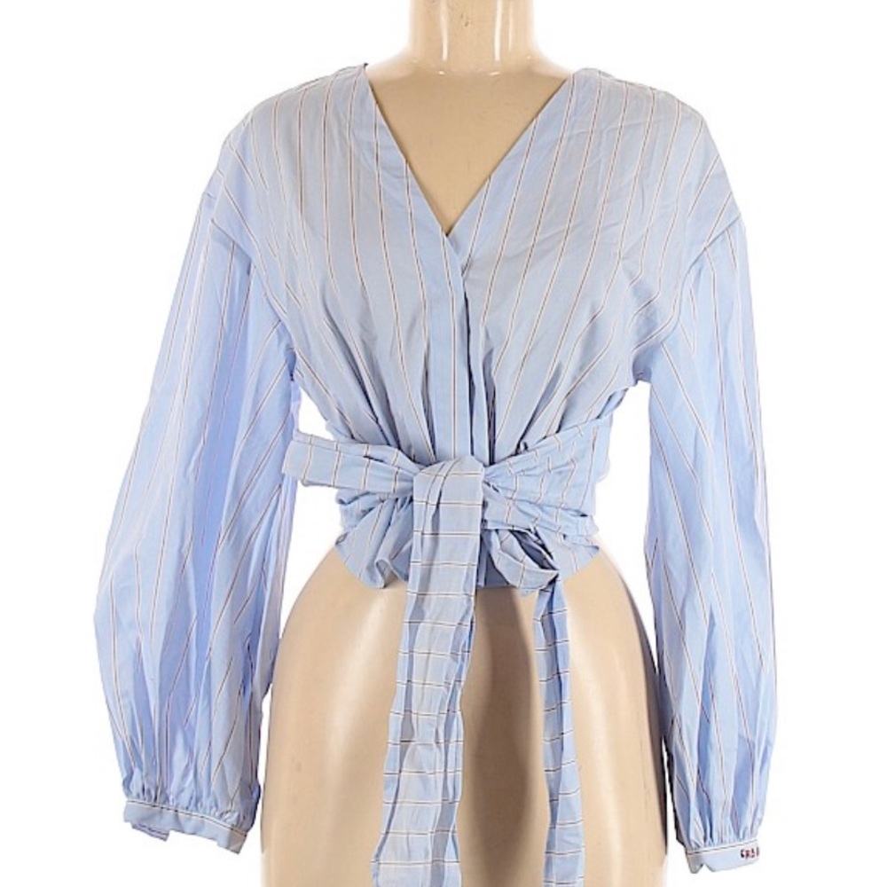 🍁 H&M Long Sleeve Button Down Blouse
